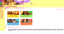 Desktop Screenshot of alcoholandyou.org.uk